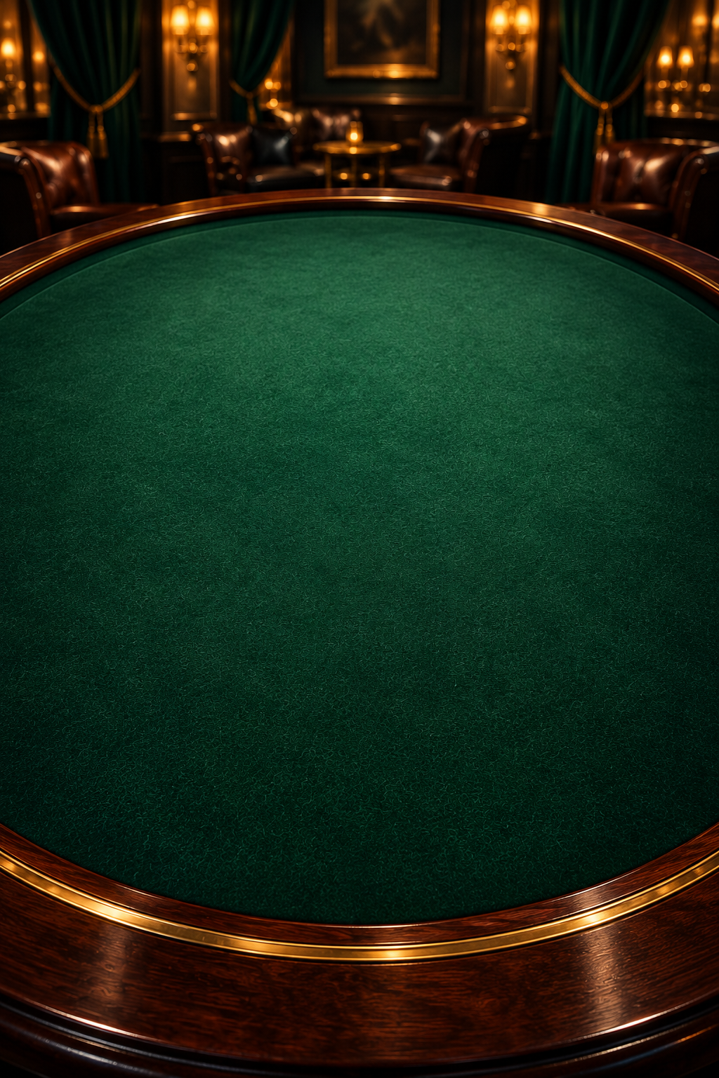 The Crooked Stylez Spades room with a green felt table and polished wood surroundings